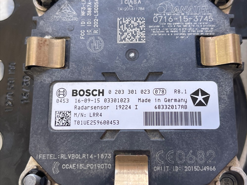 OEM BOSCH ADAPTIVE SPEED SENSOR CONTROL MODULE 68332017AB