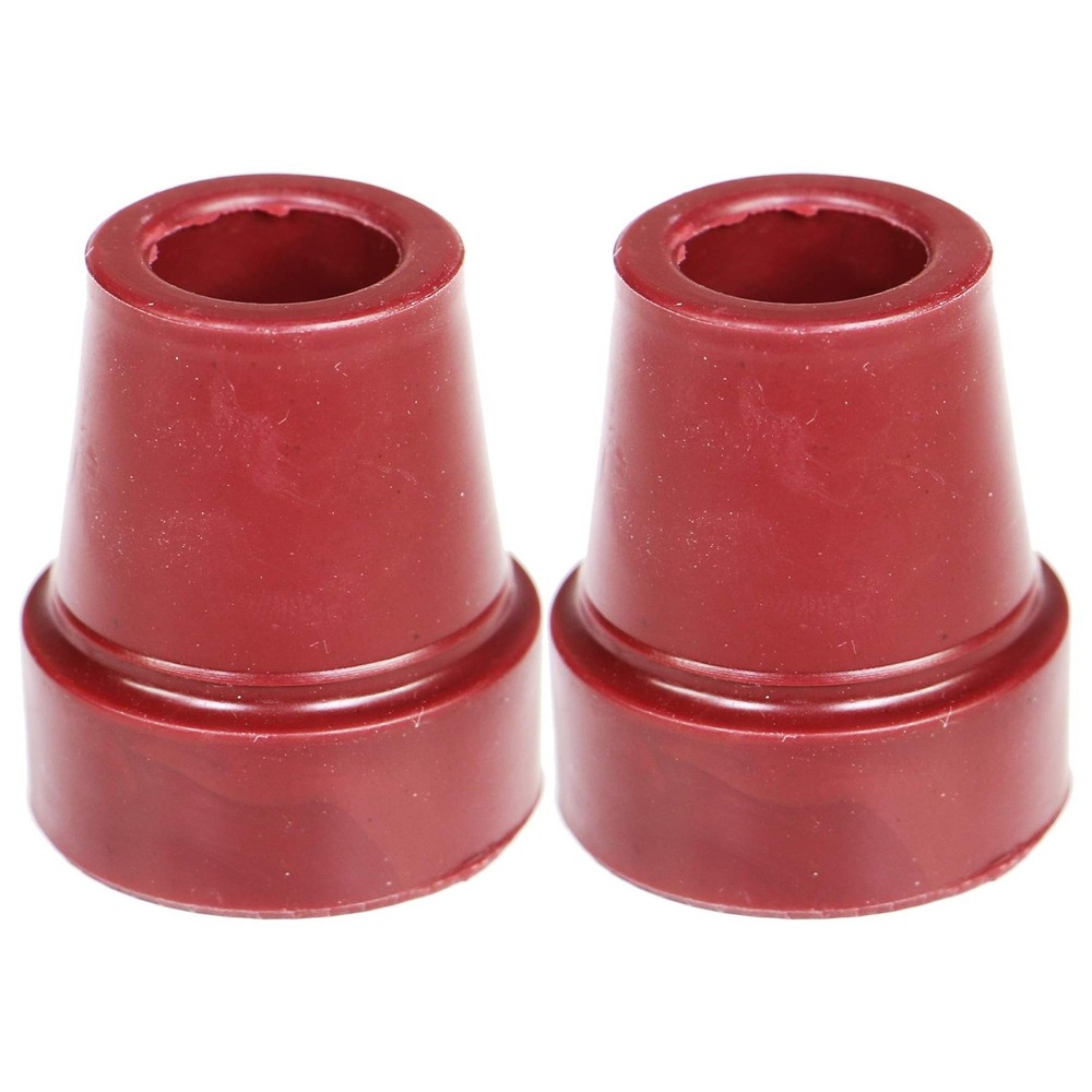 PCP Replacement 3/4 inch Cane Tips, 2 Pack Reinforced Rubber Walking Stick fe...