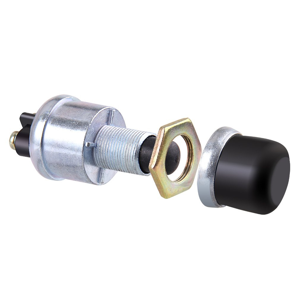 Push Button Starter Switch 12V 20A Waterproof Momentary Start Switch for Car Eng