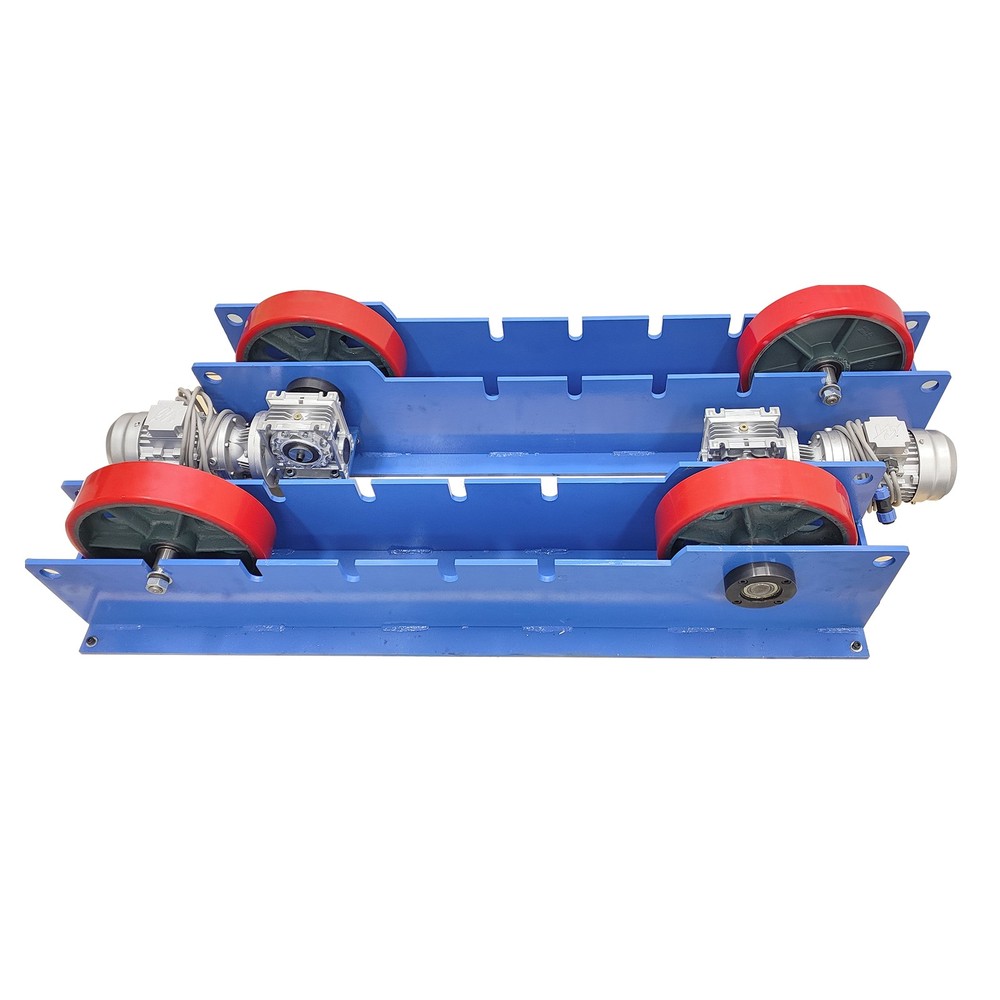 220V 3 Ton Adjustable Welding Turning Roller Linkage Welding Roller Support