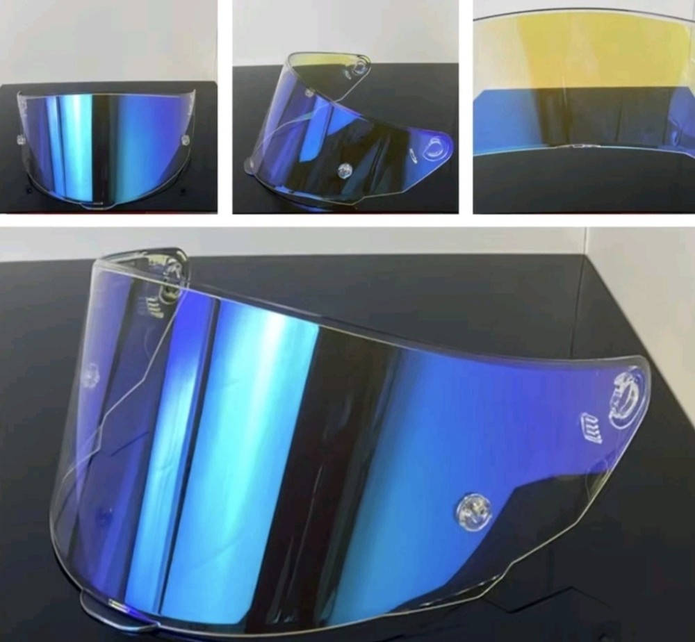KYT TT Course Visor Lens Clear Blue