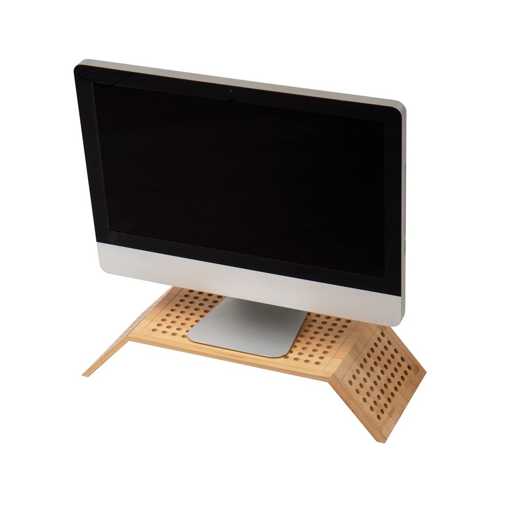 Monitor Stand, Ventilated Laptop Riser, Desktop Organizer, Office, Rayon from...