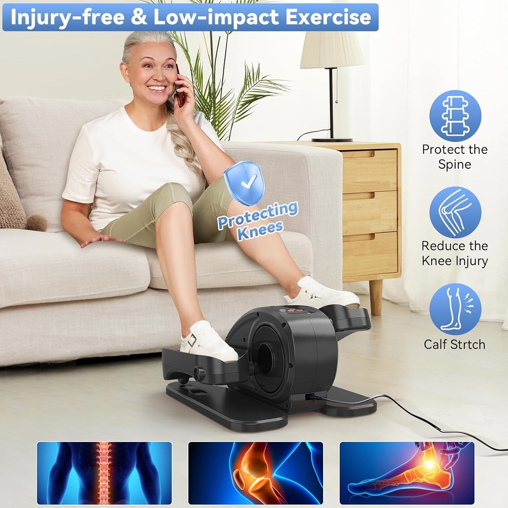 NEW Ellipse Leg Exerciser for Seniors, Electric Seated Eclipse Exercise Training