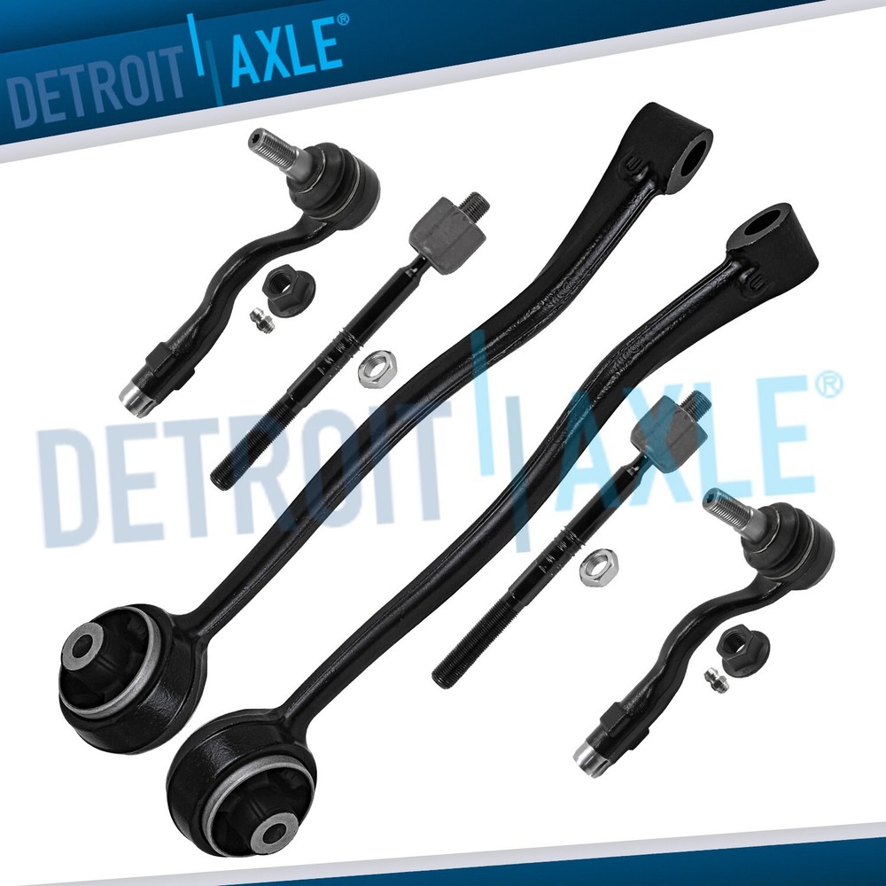 Front Lower Forward Control Arms Inner Outer Tie Rods for 2011 - 2017 BMW X3 X4