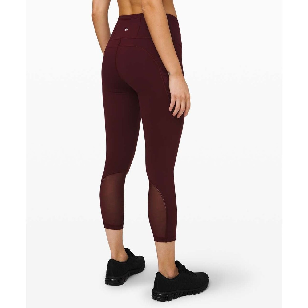 Lululemon Fast & Crop 23" *Mesh Size 10 Special Edition