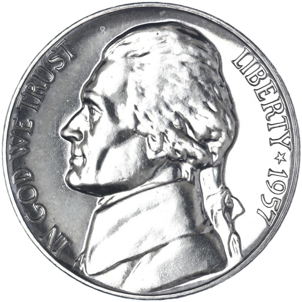 1957 (P) Jefferson Nickel Gem Proof
