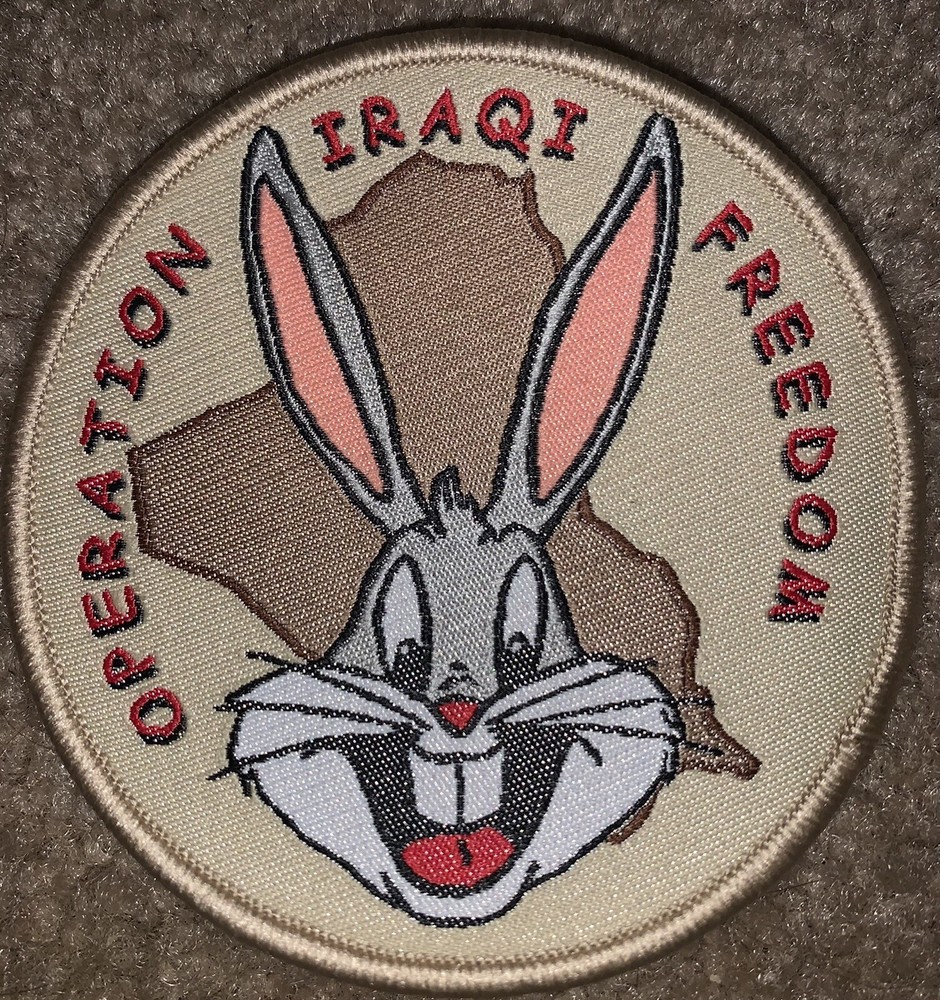 Operation Iraqi Freedom Bugs Bunny 4 Inch Morale Patch