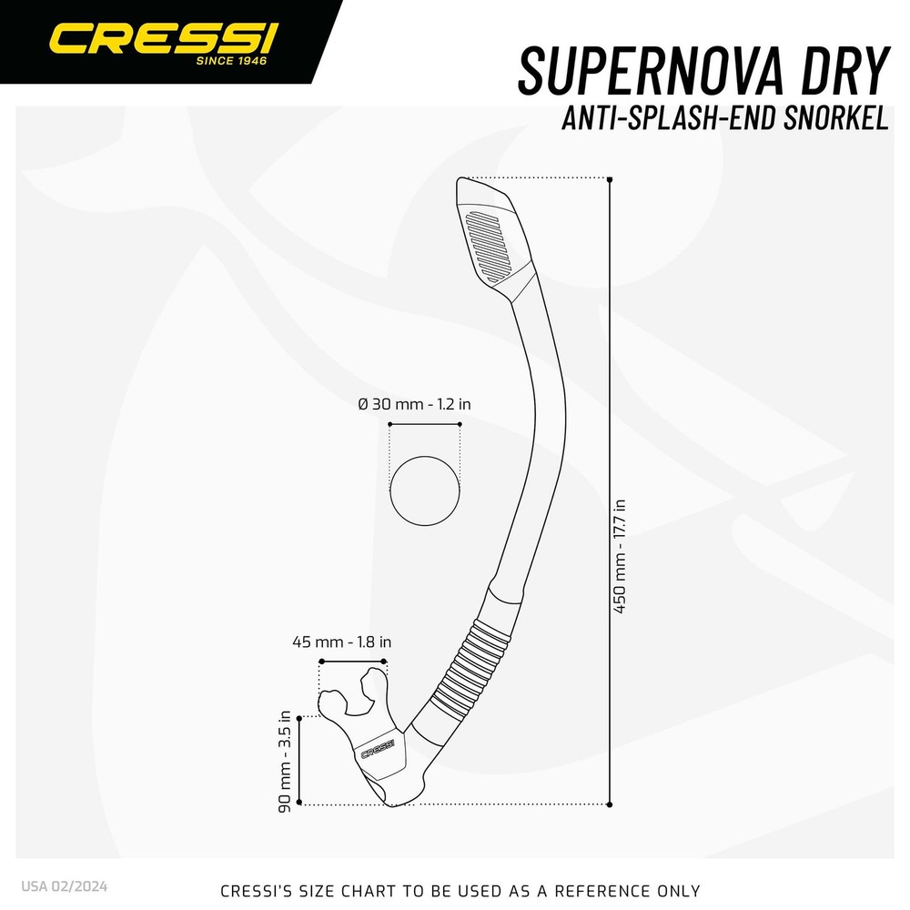Cressi Supernova Dry, Black/Brown