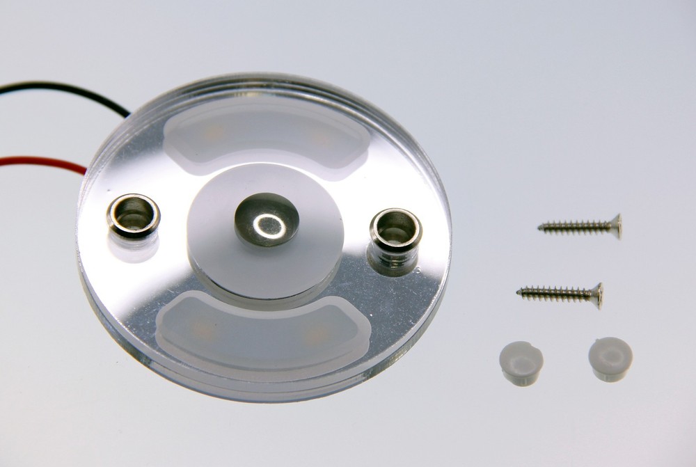 Pactrade Marine LED Ceiling Courtesy Light Arcrylic Mirror Finished Touch Switch