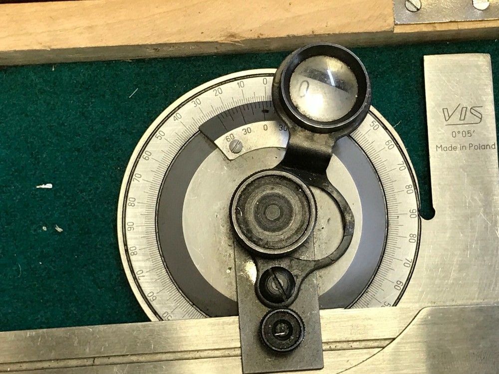 VIS POLAND MADE PROTRACTOR 6 & 12 " BEAM