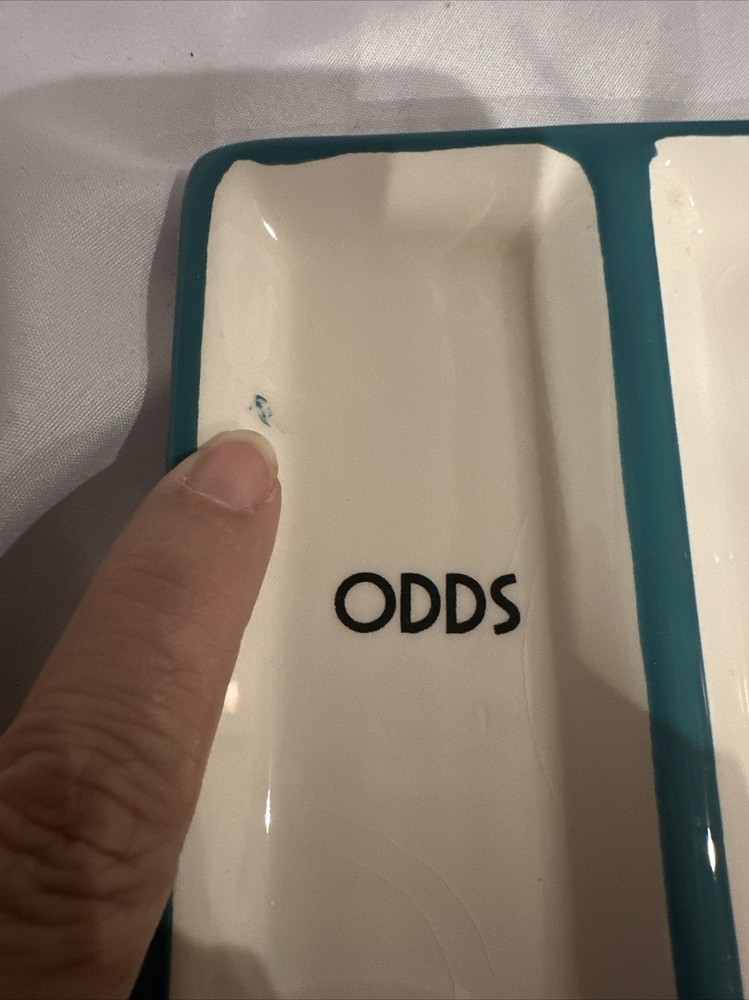 “ODDS & ENDS” trinket dish