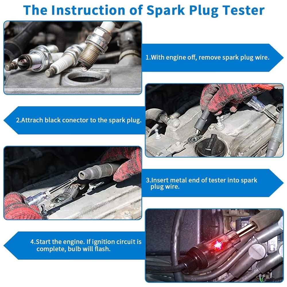 Inline Spark Tester Engine Ignition Small Engine Plug Ignition