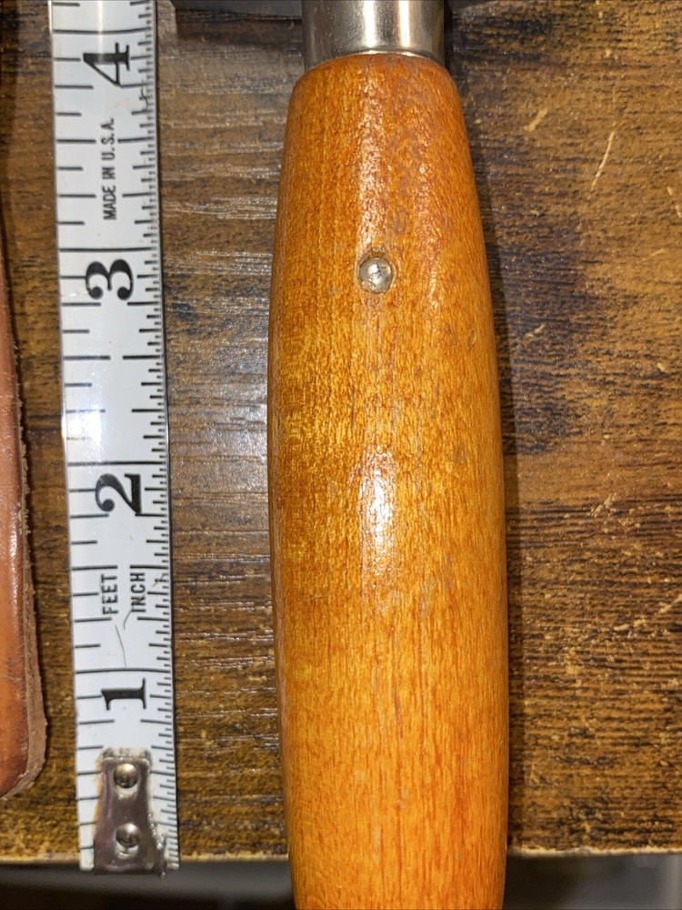 Box Cutter Knife And Leather Sheath