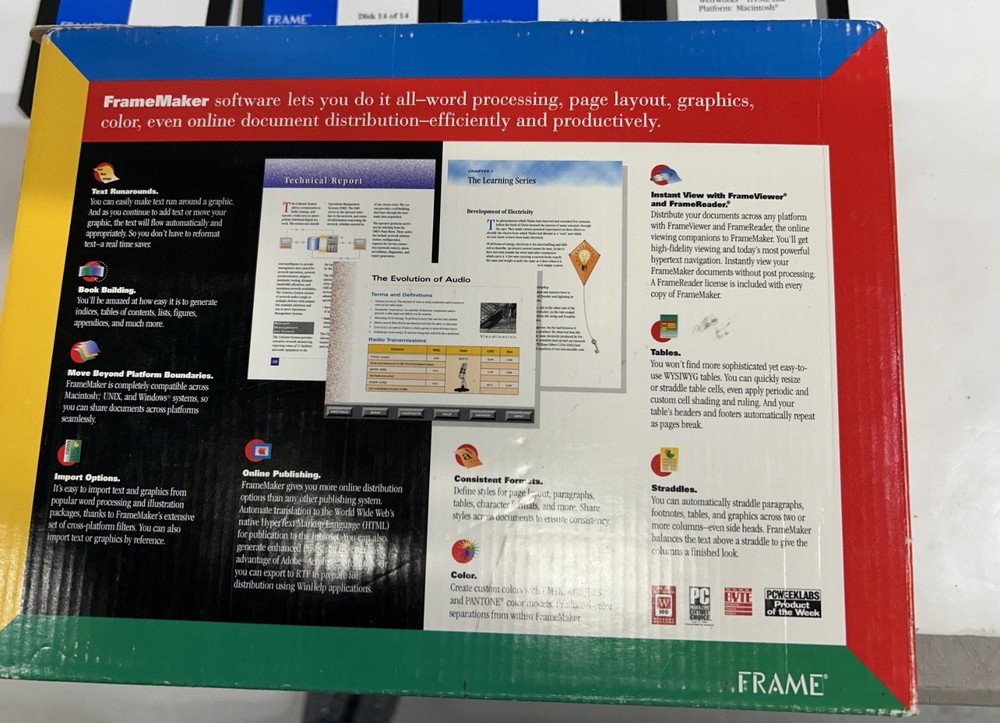 FrameMaker Software Package for Macintosh