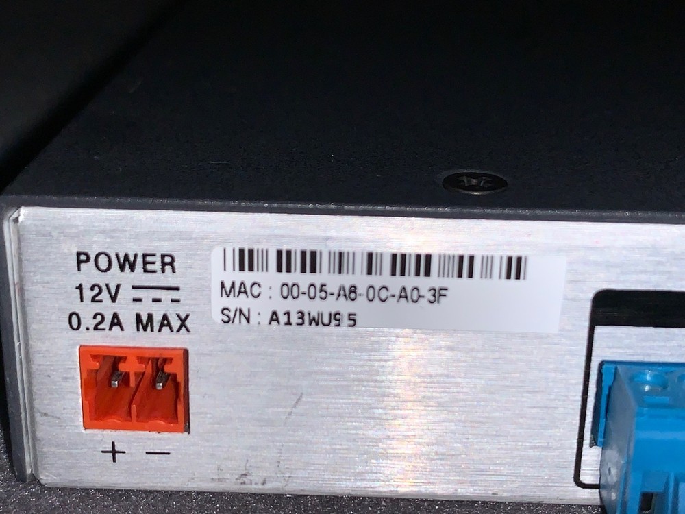 Extron IPL Pro S1 IP Link Pro Control Processor w/ OeM Power Adapter & Cord