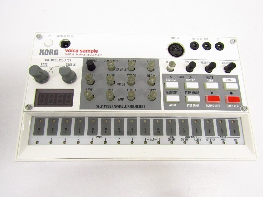 KORG volca sample Digital Sampler Sequencers Live Performance Japan Tested