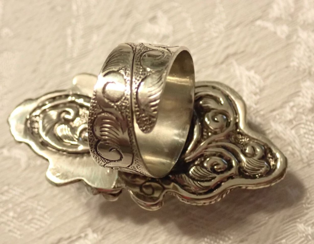 Snake Ring, Carved Labradorite stone adjustable