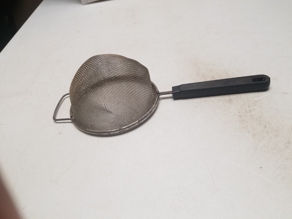 Vintage 5" Metal Strainer with Handle