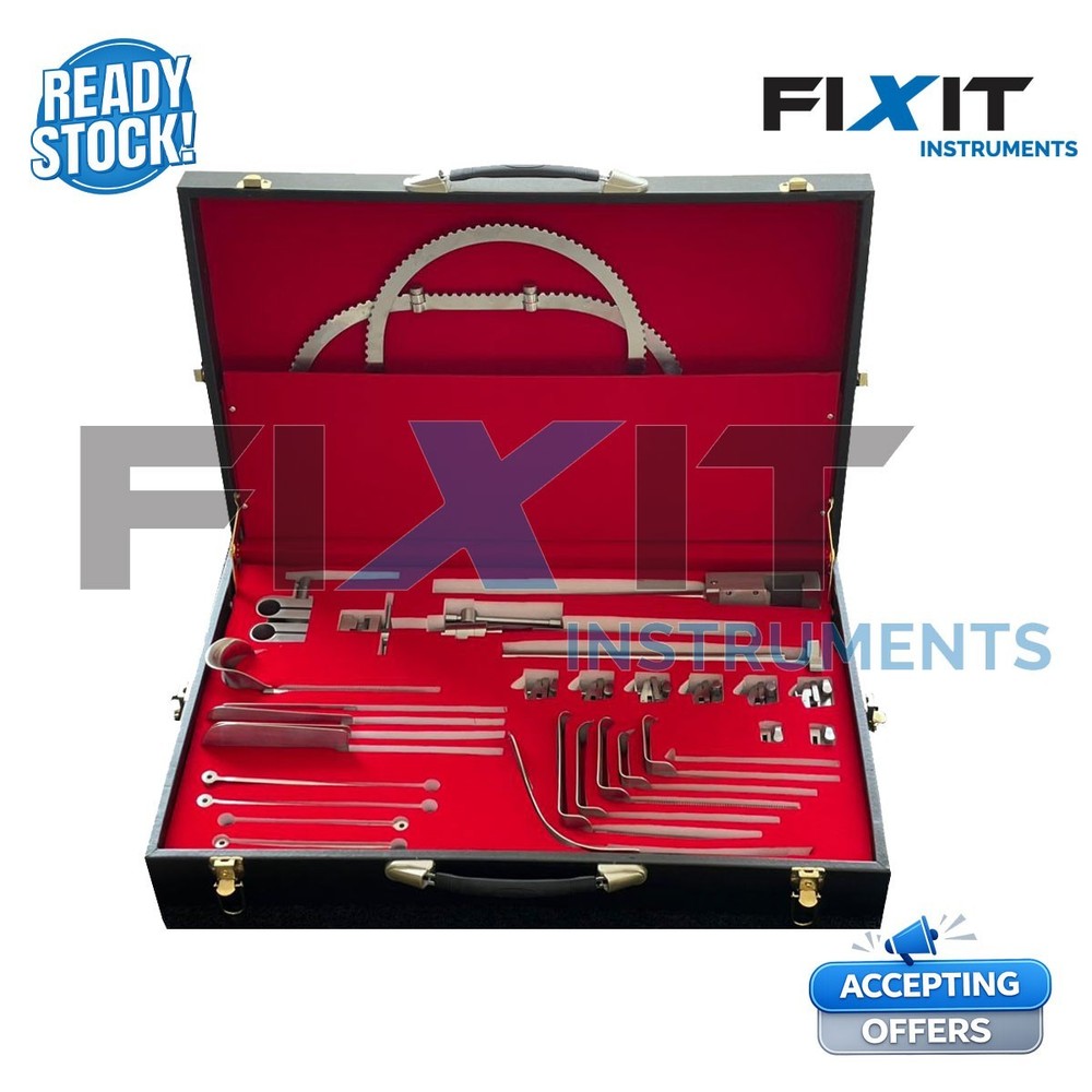Book Walter Retractor System Complete Set Surgical Instruments Stainless Steel