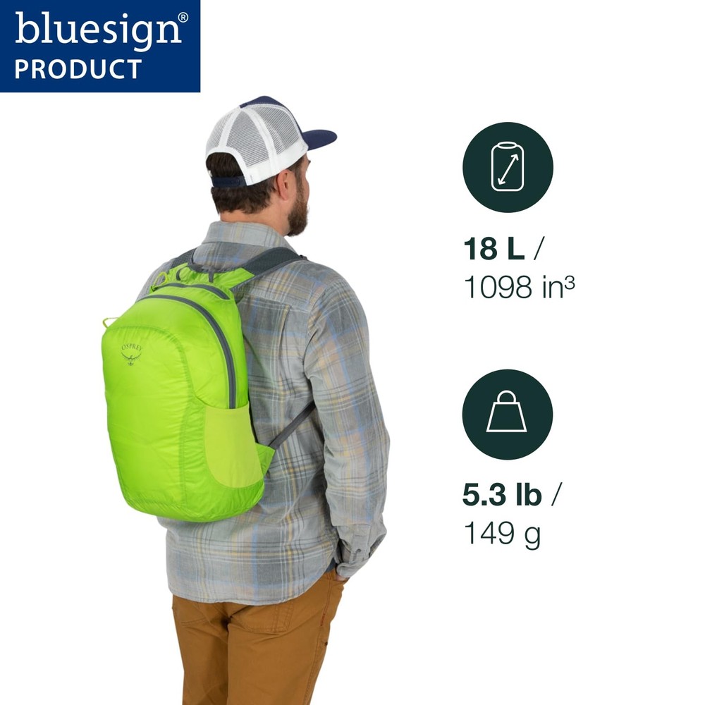 Osprey Ultralight Collapsible Stuff Pack - Lightweight, Packable O/S, Black