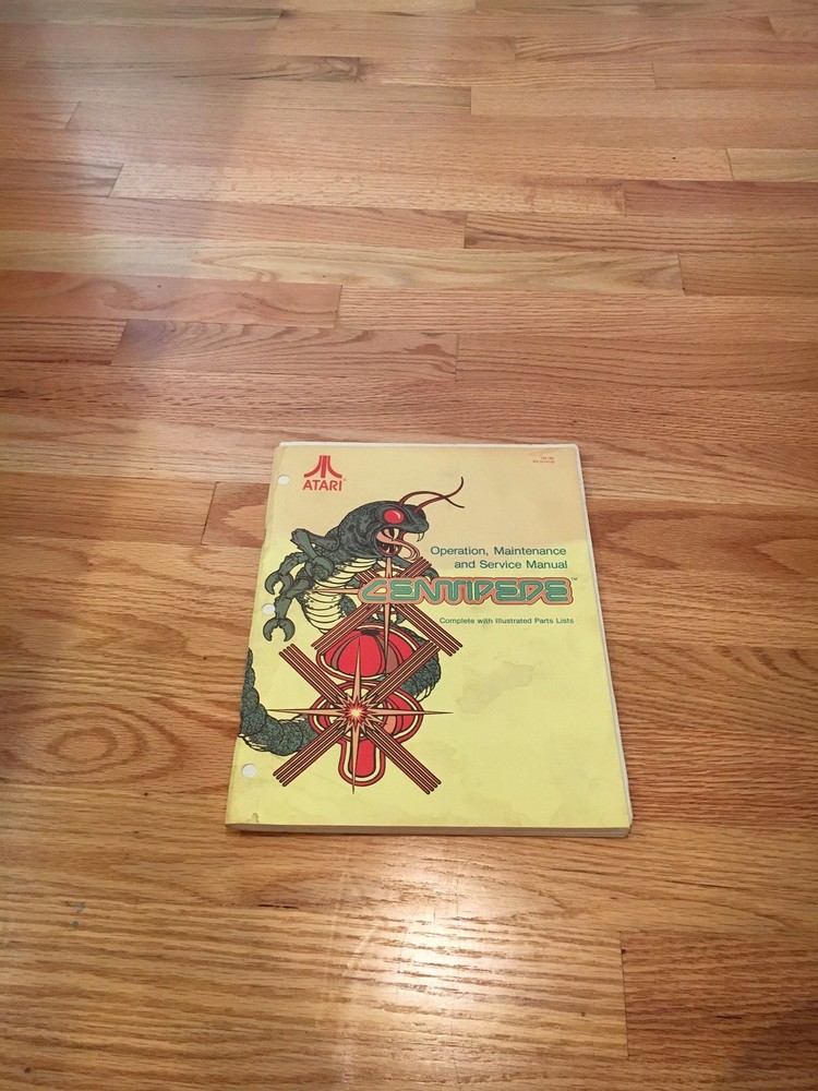 Centipede Operation, Maintenance and Service Manual, Atari 1980
