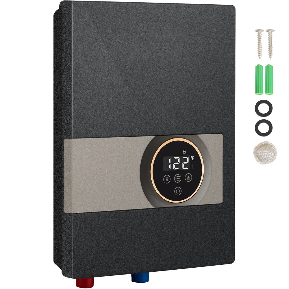 Uimoso 13.8KW Electric Tankless Water Heater with LED Display for Shower