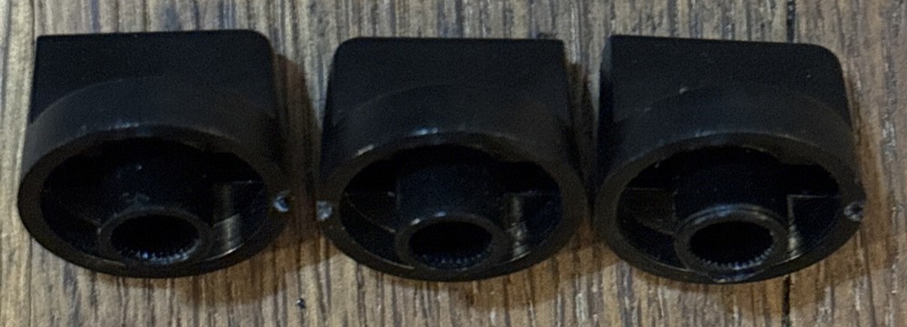 Nad 6325 Cassette Deck 3 Knob Adjustment Set OEM - Replacement Knobs