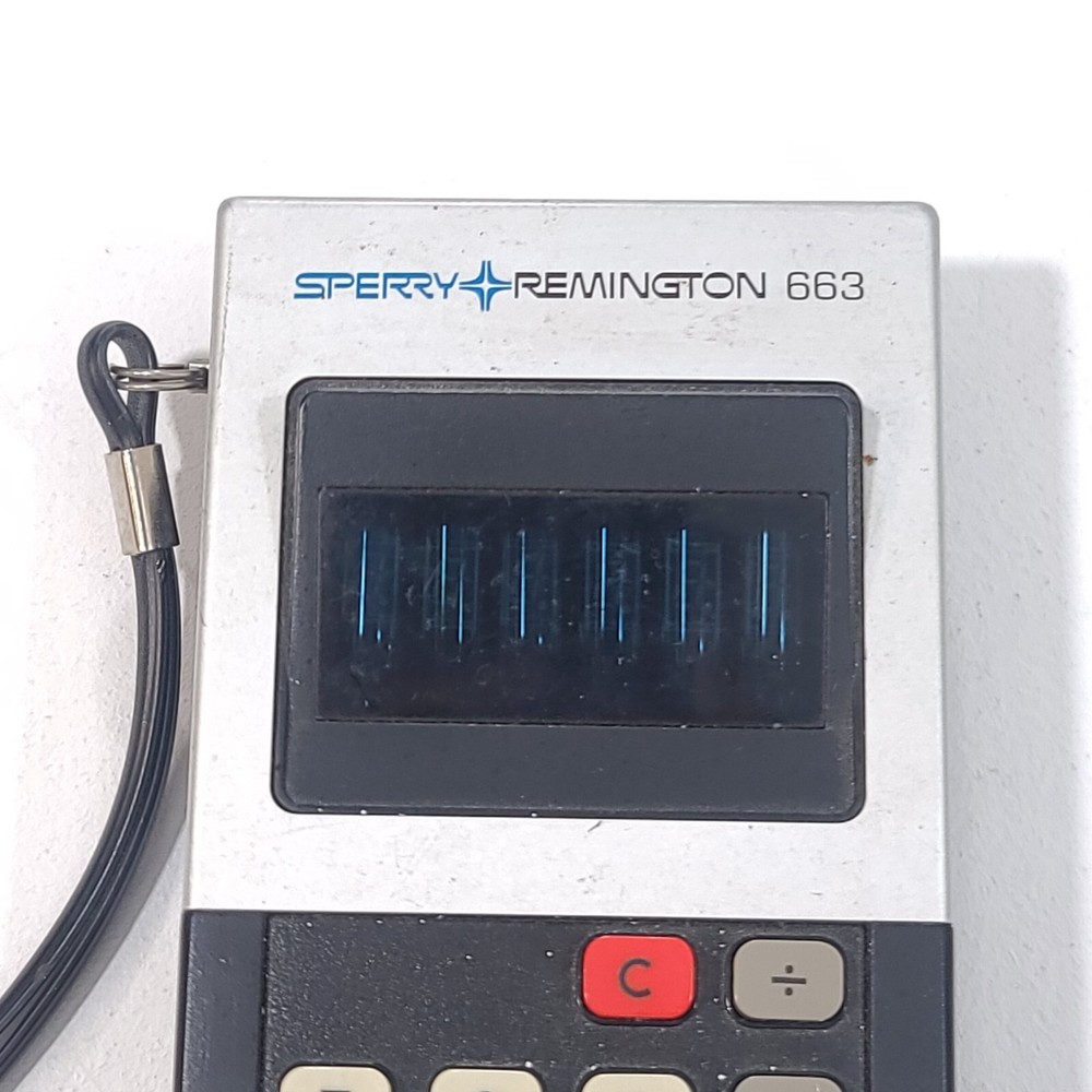 Vintage SPERRY REMINGTON Model 663 Electronic Calculator - UNTESTED