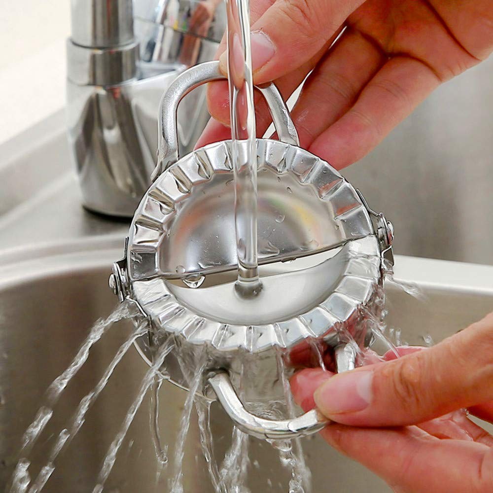 Dumpling Maker - Press/Stainless Steel Empanada Press/Pie Silver