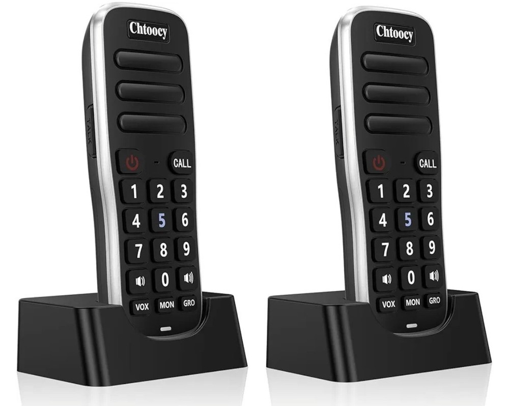 4- Pack Chtoocy Intercoms Wireless for Home, 1 Mile Long Range