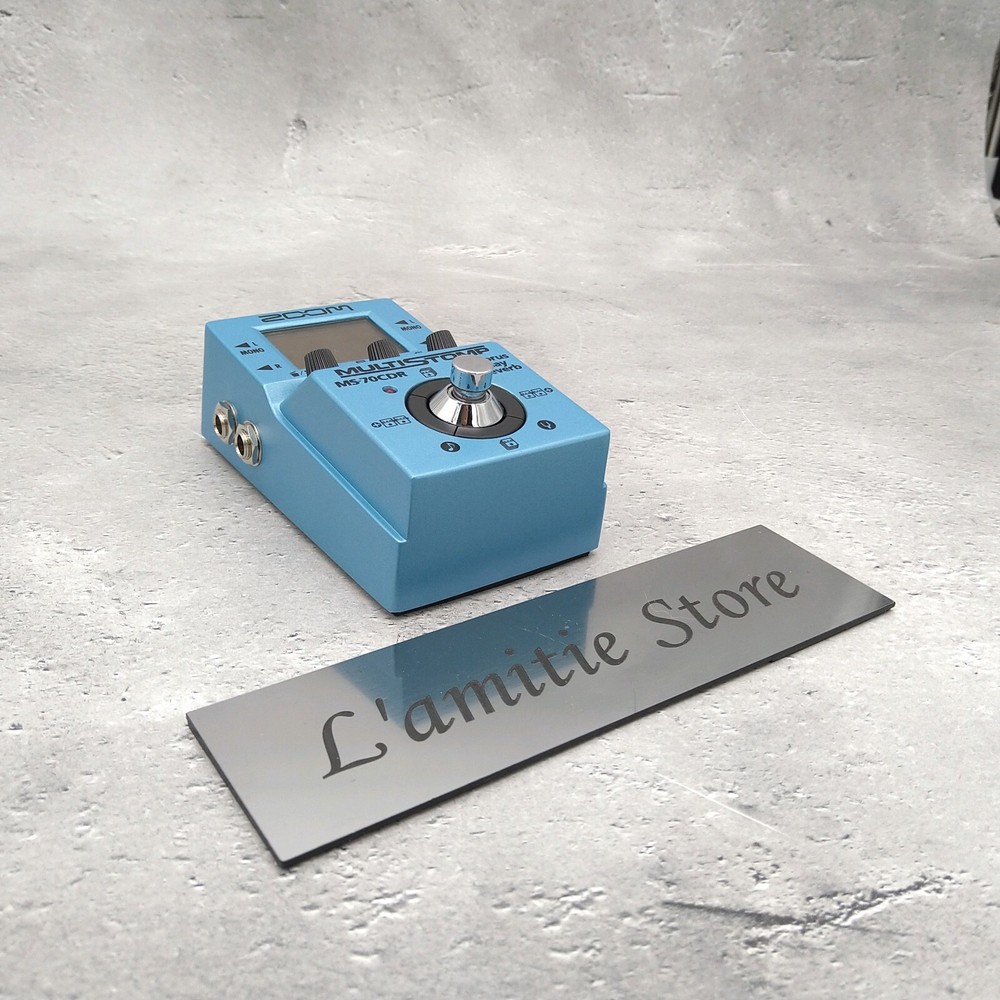 ZOOM MS-70CDR MultiStomp Chorus Delay Reverb Pedal JP MS70CDR Base Peripherals