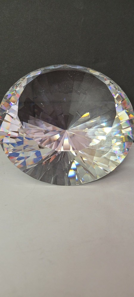 BOHEMIAN  LARGE UNIQUE CLASSIC CLEAR DIAMOND