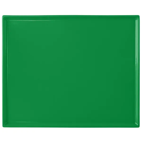 TableCraft CW2112GN Rectangular Half Size Cooling Serving Tray - Green
