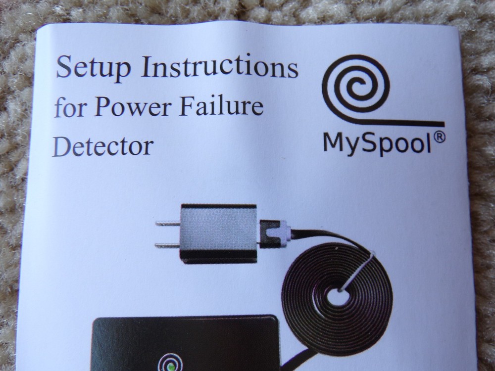 MySpool Power Failure Detector with Text Message and Email Alerts; @c16