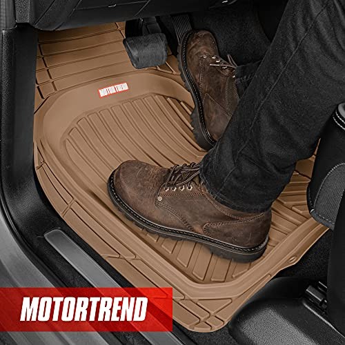 Premium FlexTough Plus All-Protection DeepDish Front & Rear Mats with Beige