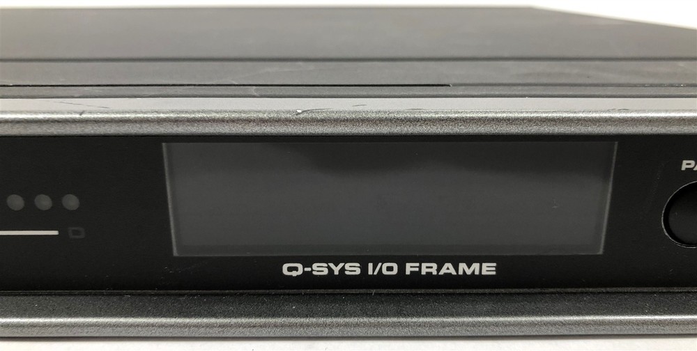 QSC Q-SYS I/O Frame Type 2 Network Interface w/ 2x CIML4 Modules