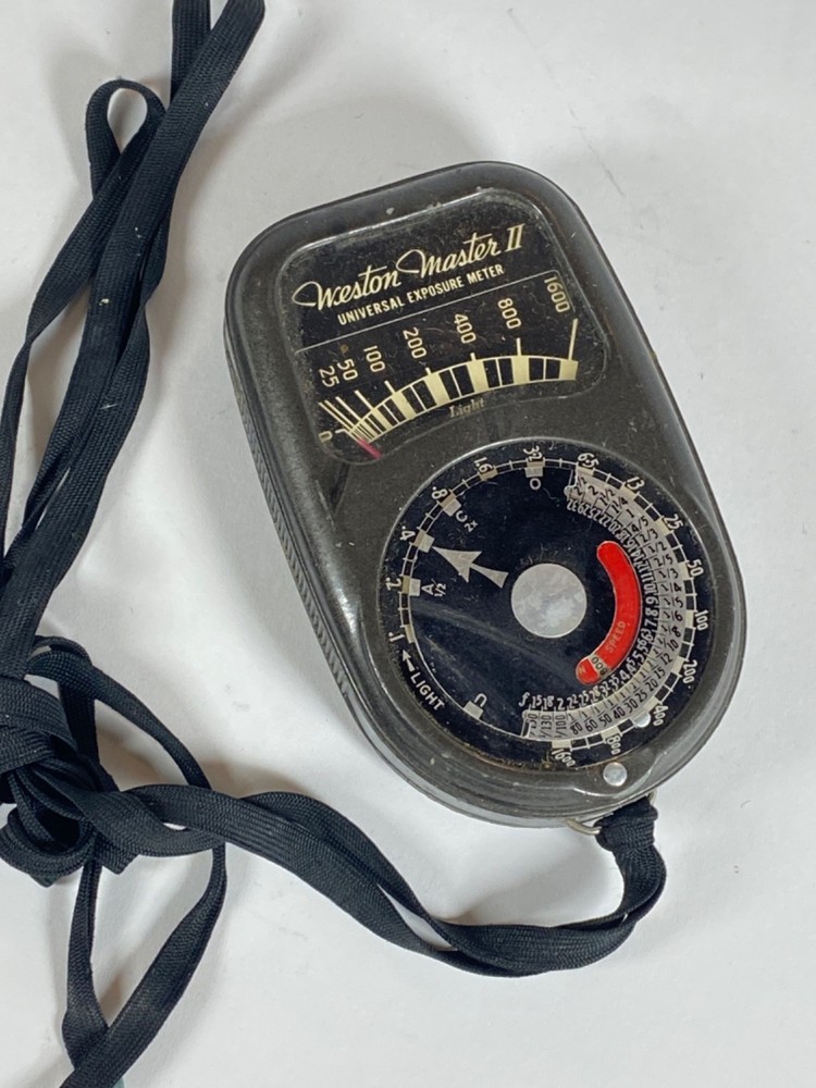 Weston Master II 735 Universal Analog Exposure Meter for Camera with Strap
