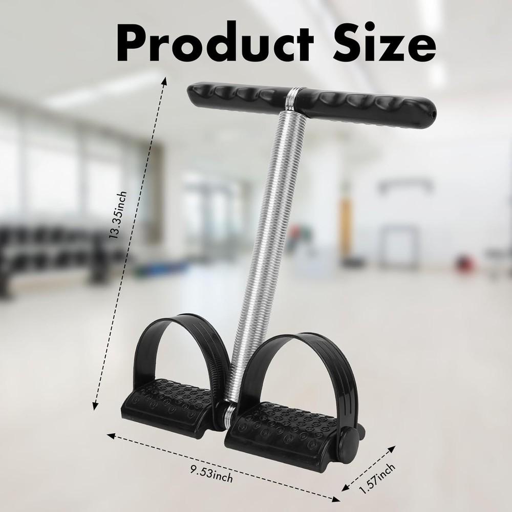 Pedal Puller Resistance Bands with Single Spring – Durable Sit Up Equipment for