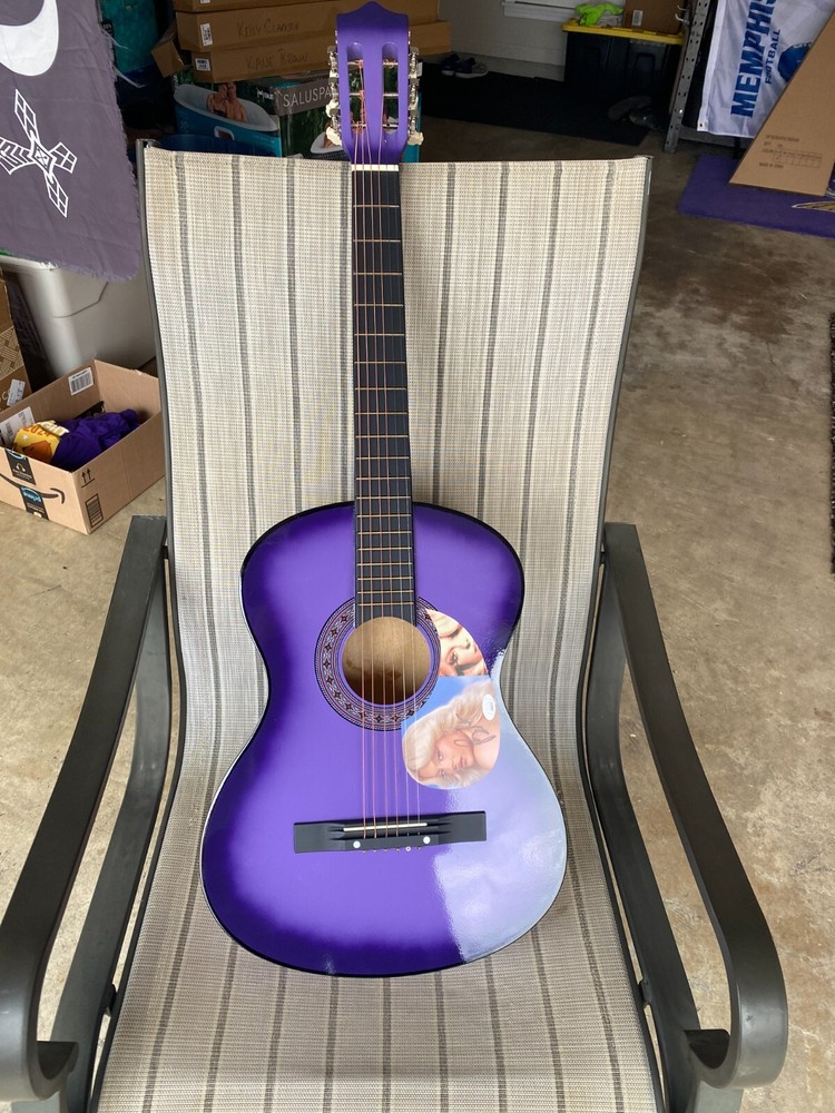 Bebe Rexha Signed 38" Acoustic Guitar (JSA)