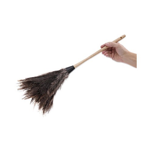 Boardwalk Professional Ostrich Feather Duster, 13" Wood Handle