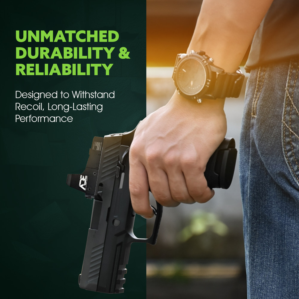 Ade Optics RD3-006B Python Green Dot Mini Reflex Sight For Handgun (not red) S/A