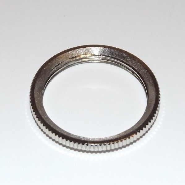 NICKEL PLATED SOLID BRASS UNO RING FOR UNO THREADED SOCKETS LAMP PART 40295NJB