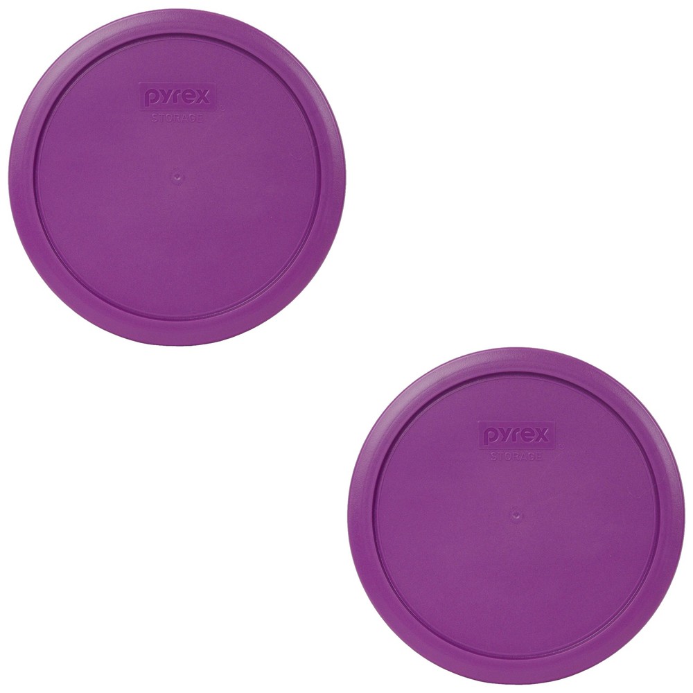 Pyrex 7403-PC 10-Cup Thistle Purple Mixing Bowl Storage Lid (2-Pack)