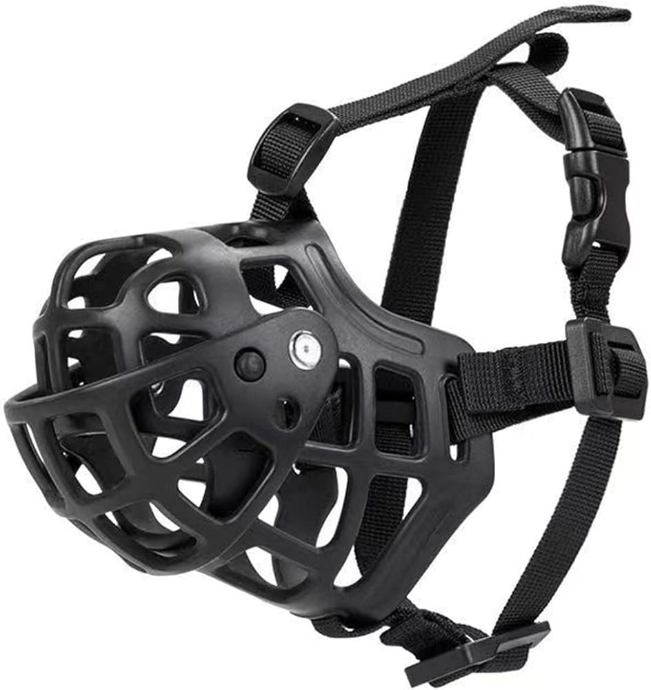 Pet Muzzle Breathable Basket Muzzle to Prevent Barking, Biting and Chewing