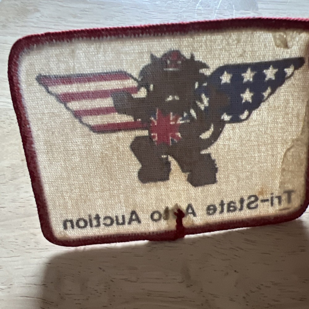 Vintage Tri-State auto auction patch