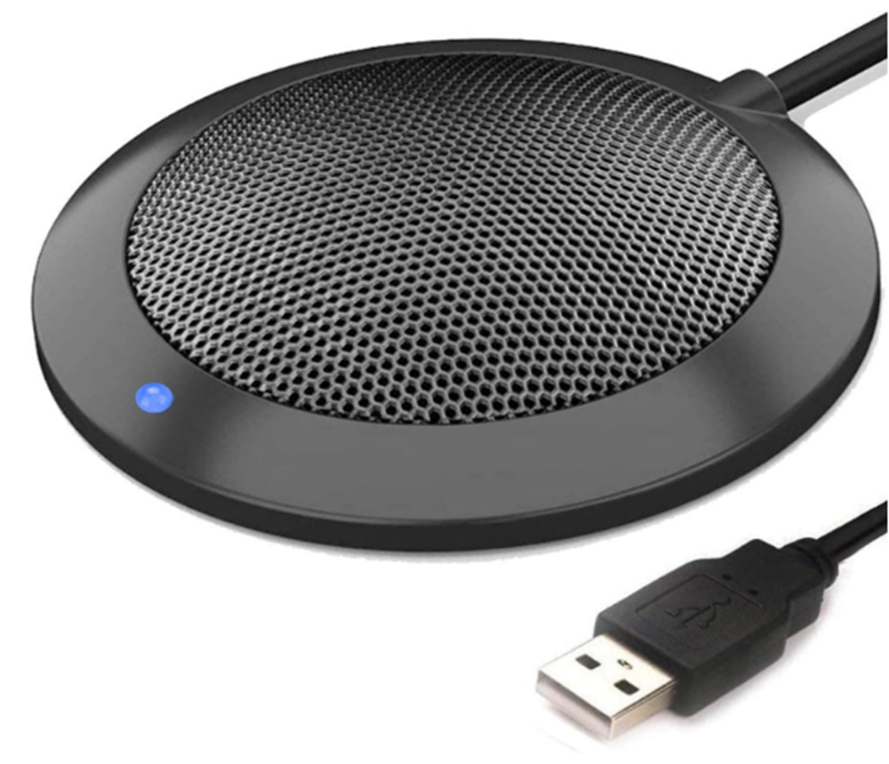 Conference USB Microphone for Computer Plug & Play Compatible w/Windows Mac OS X