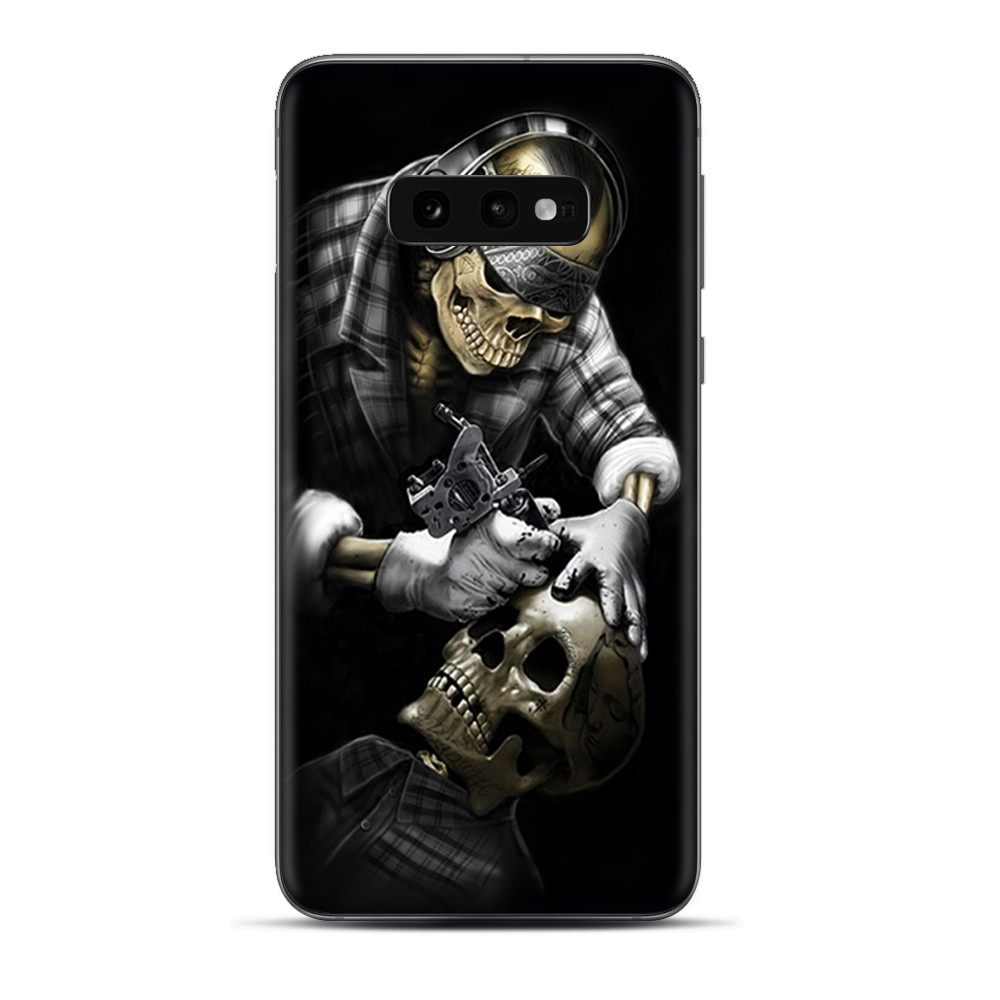 Skins Decal wrap for Samsung Galaxy S10e - Skeleton tattooer