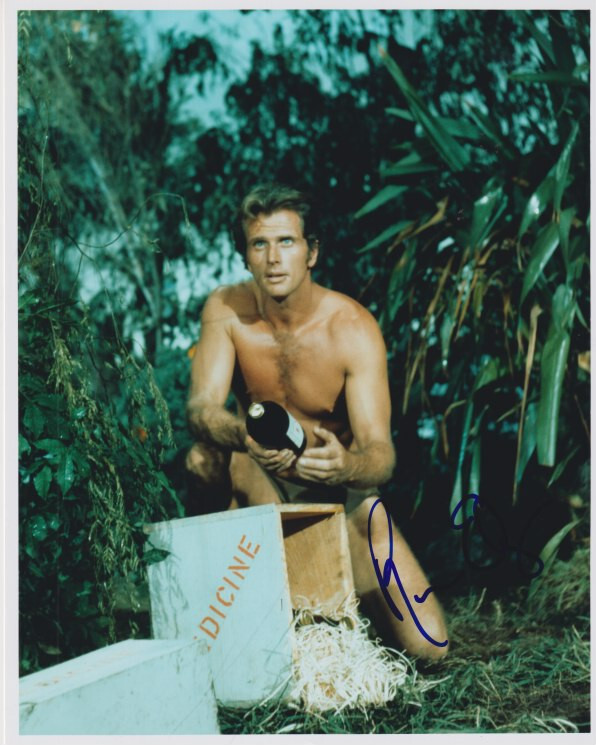 Ron Ely (Tarzan) signed 8x10 photo