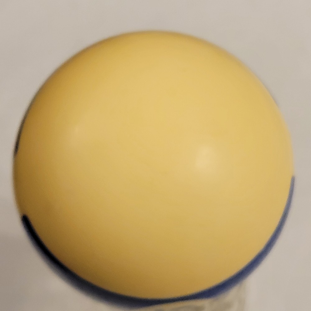 Vintage Number 10 Blue Broken Striped Replacement Pool Ball