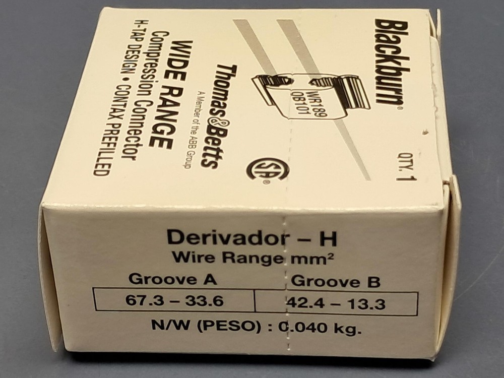 (25) ABB Blackburn Wide Range Compression Connectors WR189